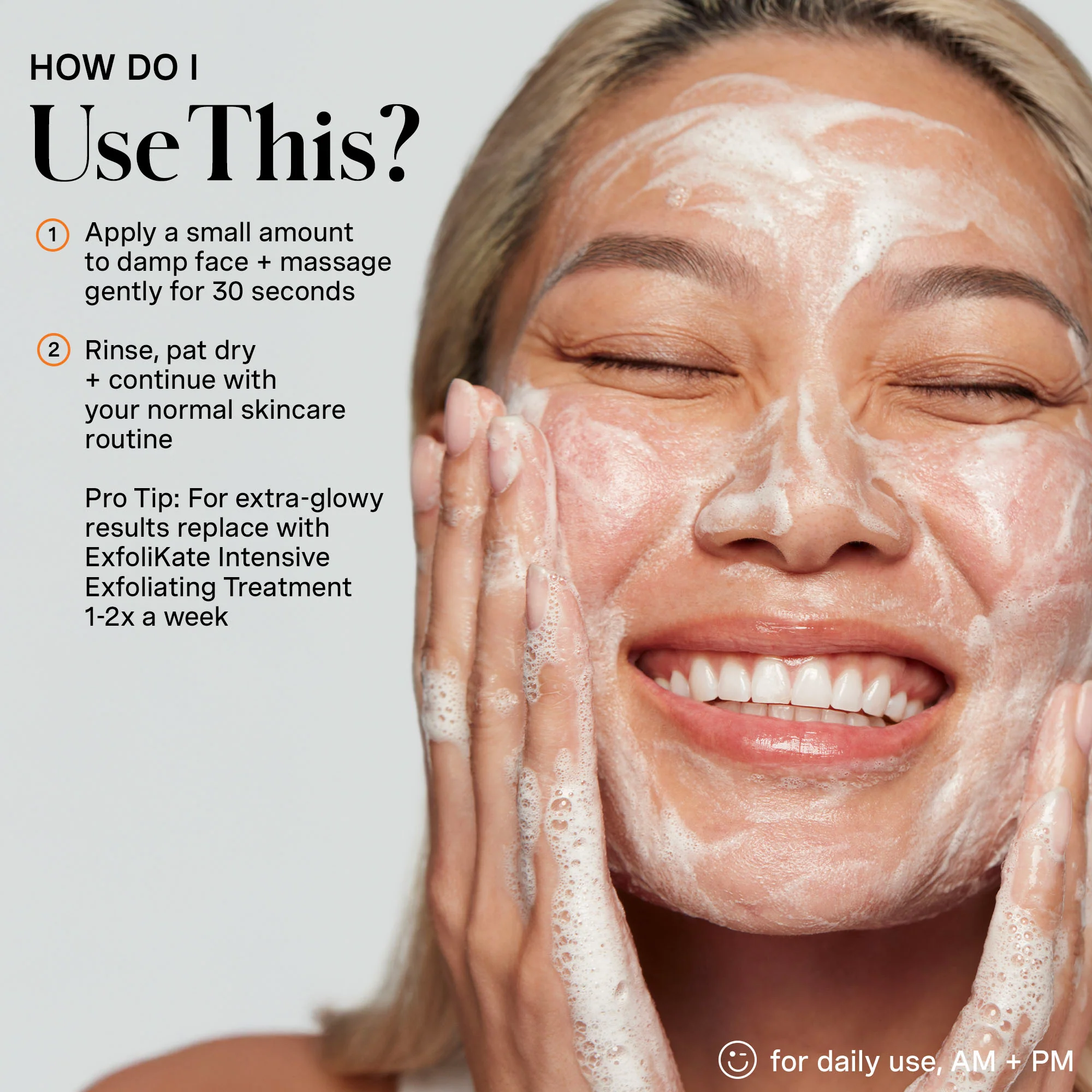ExfoliKate® Cleanser Daily Foaming Wash - Image 8