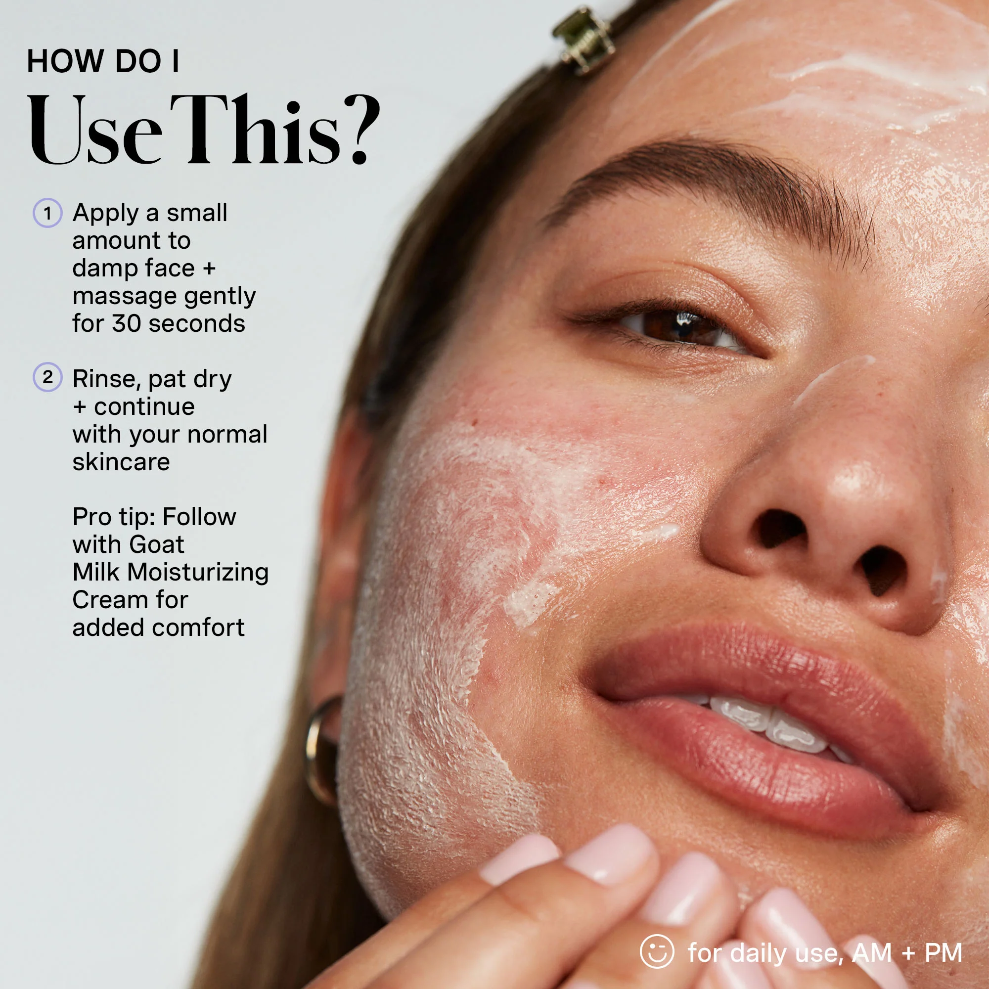 Goat Milk Moisturising Cleanser - Image 8
